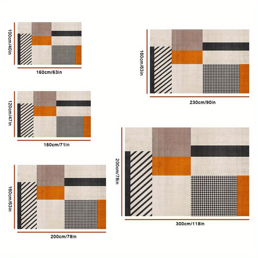 Velvet Machine Washable Design Area Rug Entrance Vintage Floral Balcony Bright Color Pattern Ultra Soft Thickened Multiple Sizes Available Warm Endless Carpet Yiyouheng Fashion Vintage Carpet Lightweight Flat Woven Striped Pattern Carpet Office Carpe