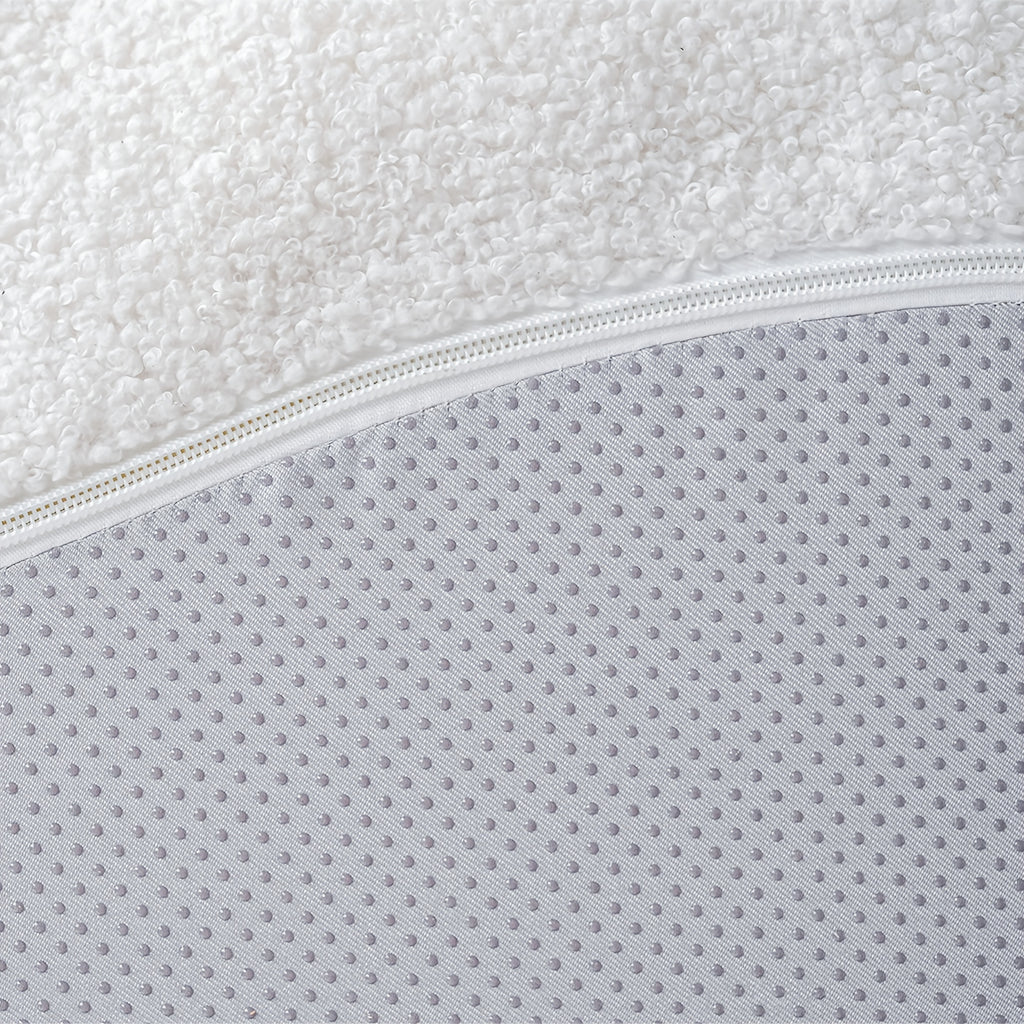 Floor Couch , Modern Curved Loveseat Sofa , Cloud Memory Foam Couches for Living Room Apartment Small Spaces , No Assembly , 90\