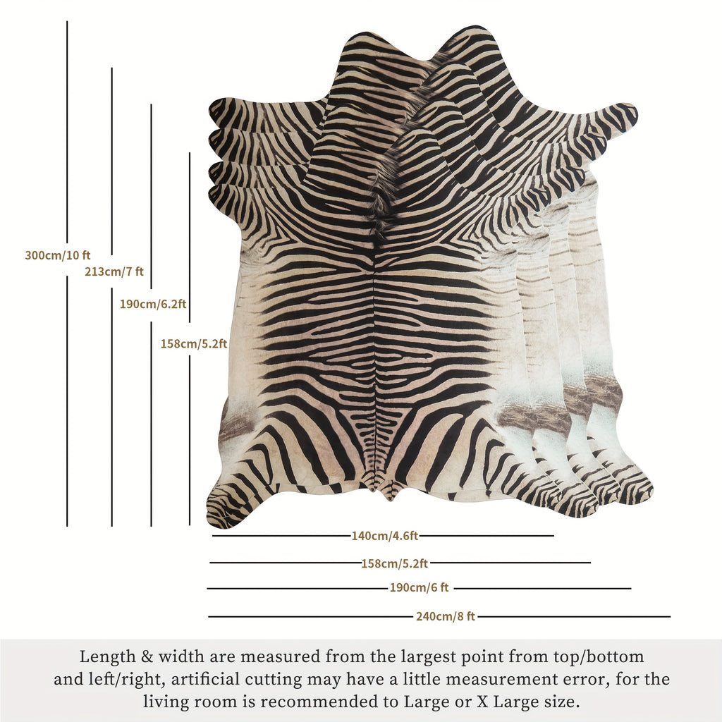 Faux Cowhide Rug, Western Style 6.2 X 5.2 Feet Thickened And Non-Slip for Living Room And Bedroom, Handmade Animal Print Floor Mat