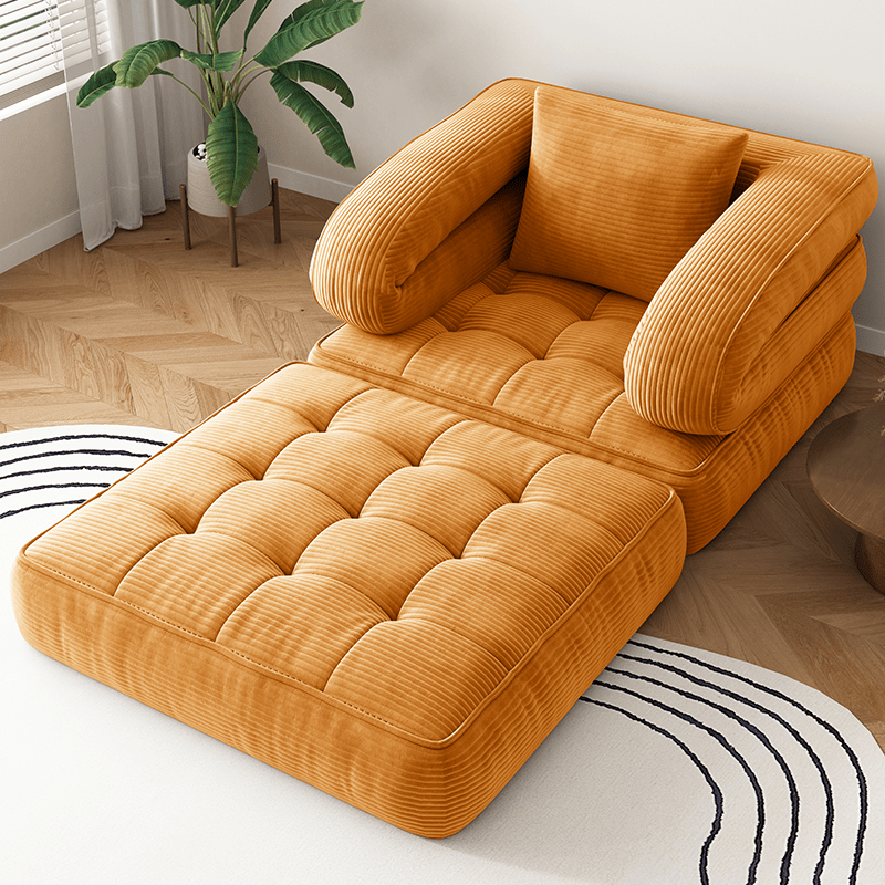 Multi Functional Transformable Sofa Bed - No Assembly Required, High-density Sponge, Soft Skin Friendly Fabric | Suitable for Multi Position Sofas In Small Spaces, Bedrooms, Apartments, Film And Television Sofas, Lazy Sofas, Office Sofas