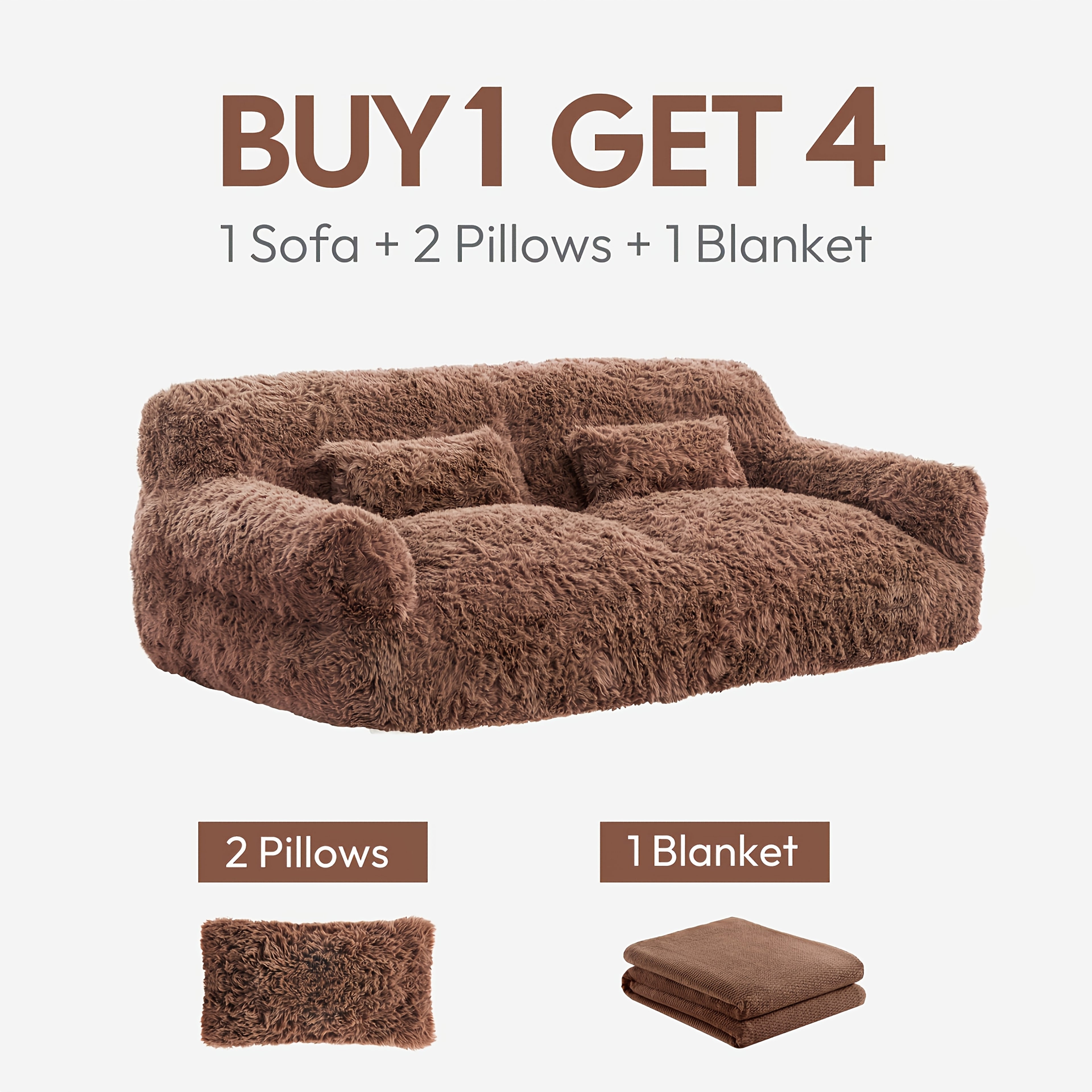 Green Plush Lazy Sofa Bed with 2 Pillows - Convertible Bean Bag Chair, No Assembly Required, Multi-Functional Sleeper Couch for Small Spaces, Durable Fabric Lounge Bed with Easy-Clean Surface, Ideal for Game Rooms, Living Room & Guest Accommodation