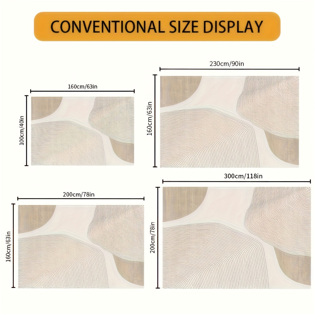 850G Velvet Floral Washable Modern Carpet with Soft Fine Craftsmanship And High Quality Assurance, Ideal for Living Room Rug with Retro Design for Home Decoration