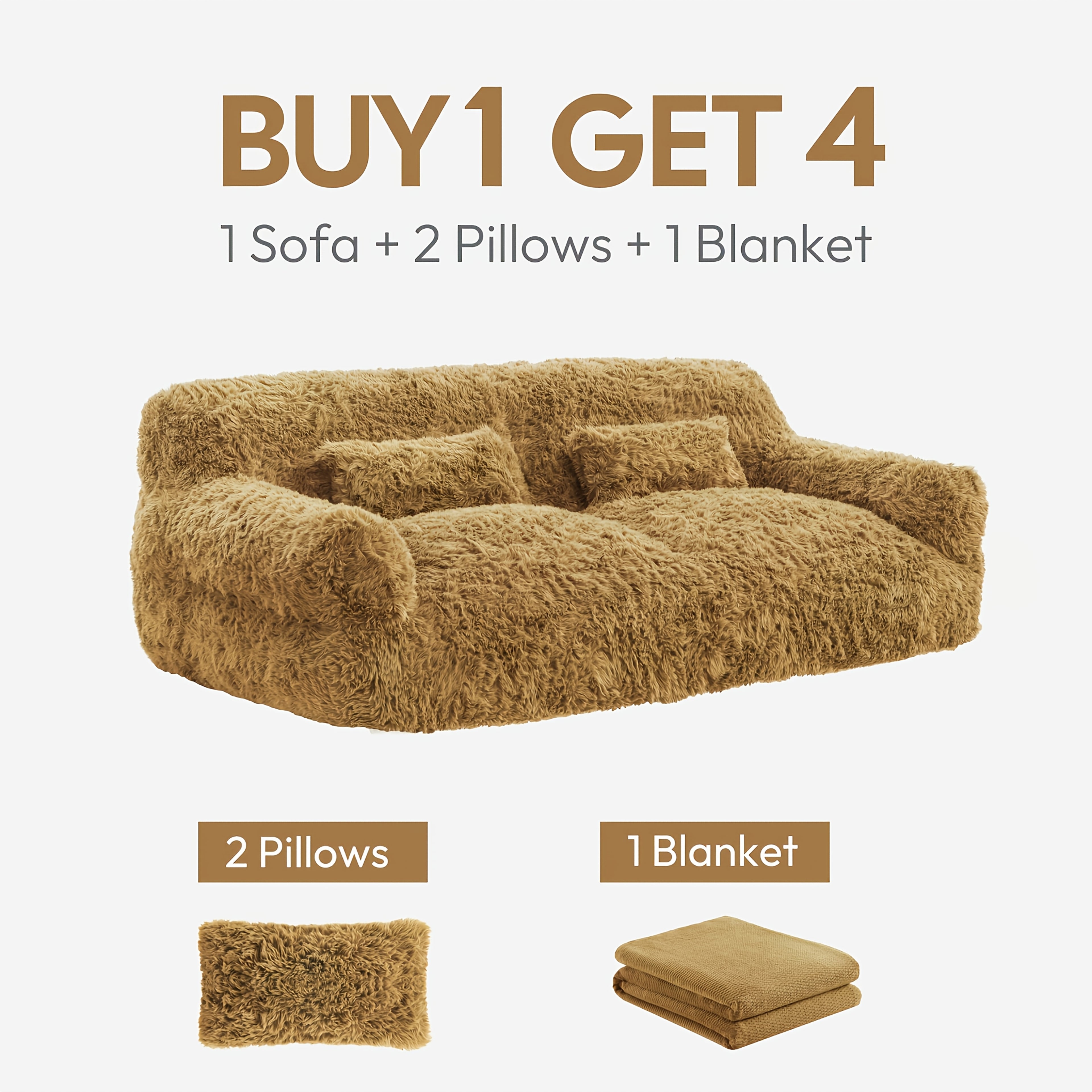 Green Plush Lazy Sofa Bed with 2 Pillows - Convertible Bean Bag Chair, No Assembly Required, Multi-Functional Sleeper Couch for Small Spaces, Durable Fabric Lounge Bed with Easy-Clean Surface, Ideal for Game Rooms, Living Room & Guest Accommodation